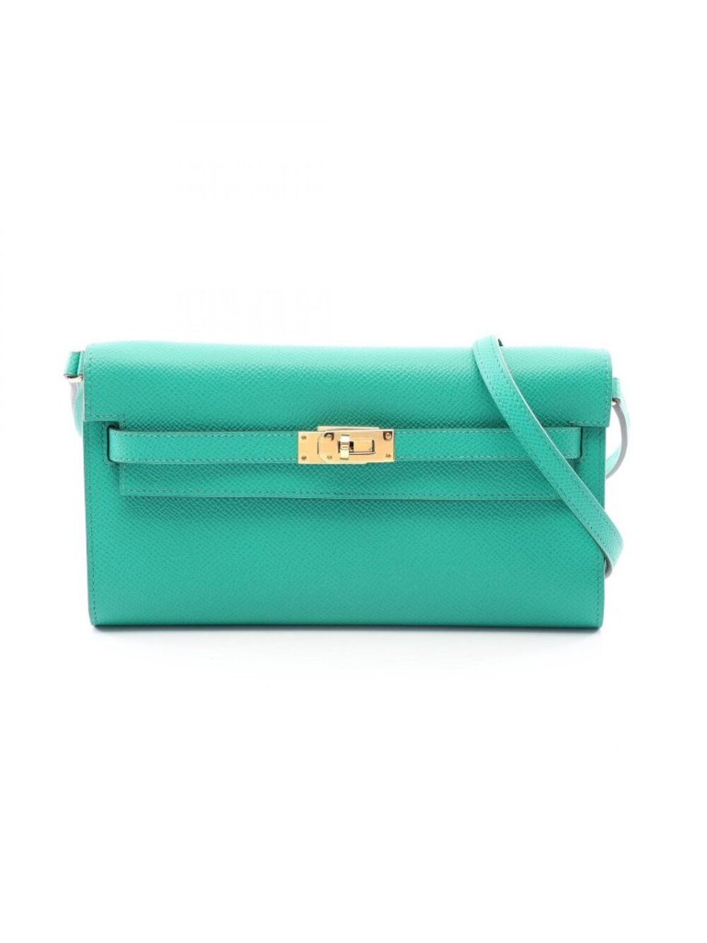 Hermes Shoulder Bag Kelly to Go Vert Jade Long